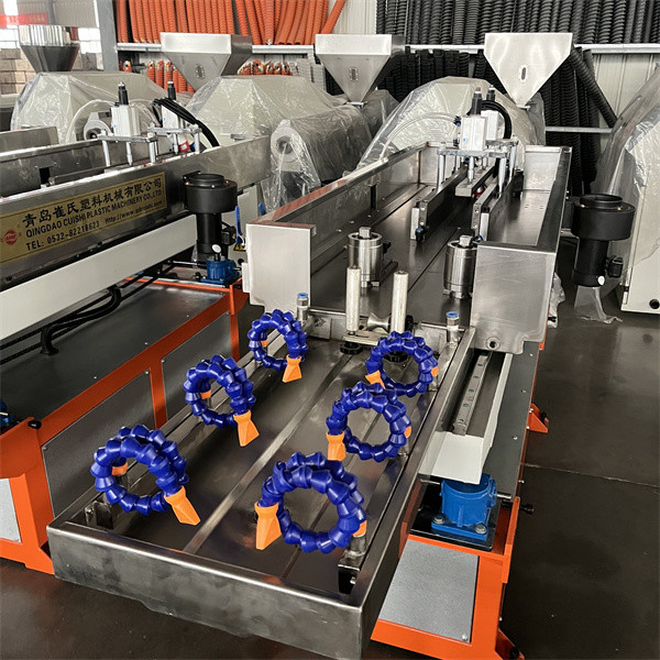 PP PE PVC PA Nylon Plastic Single Wall Corrugated Pipe Machine SGS Approved