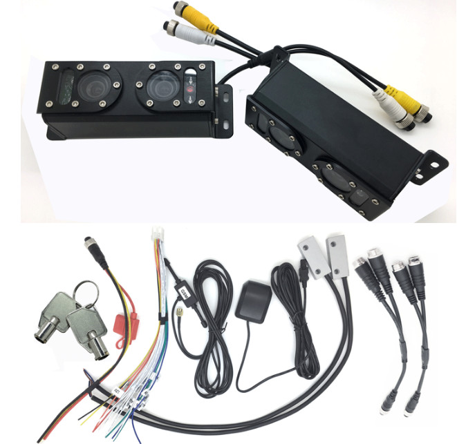 3G / 4G GPS Binocular Camera Bus Passenger Counter With Live Video , Hight Accuracy