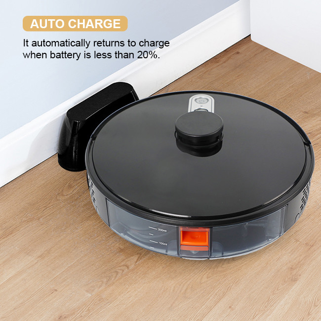 Optional ADD 1USD Smart Cleaner Lidar Robot Vacuum Suction 2000pa