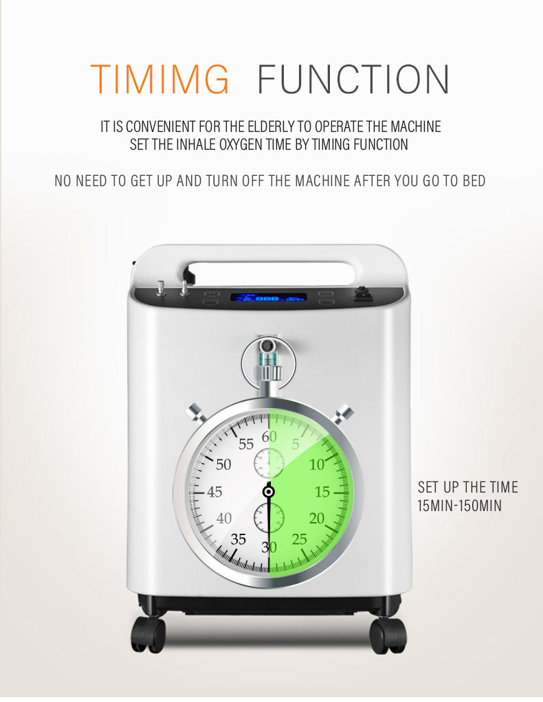 Efficient Household Oxygen Generator 50HZ , 350W Oxygen Producing Machine