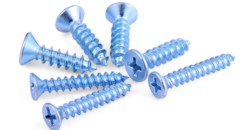 Zinc Plated Hardened Steel Undercut Flat Head Pointed Screws Countersunk Head Tapping Screws for Sheet Metal