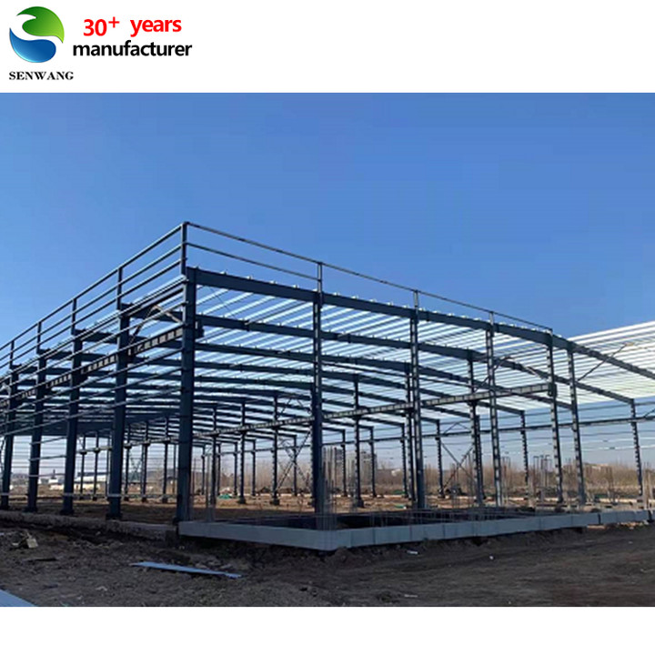 Economical Multi Span Steel Buildings Workshop , Safety Metal Frame Commercial Buildings