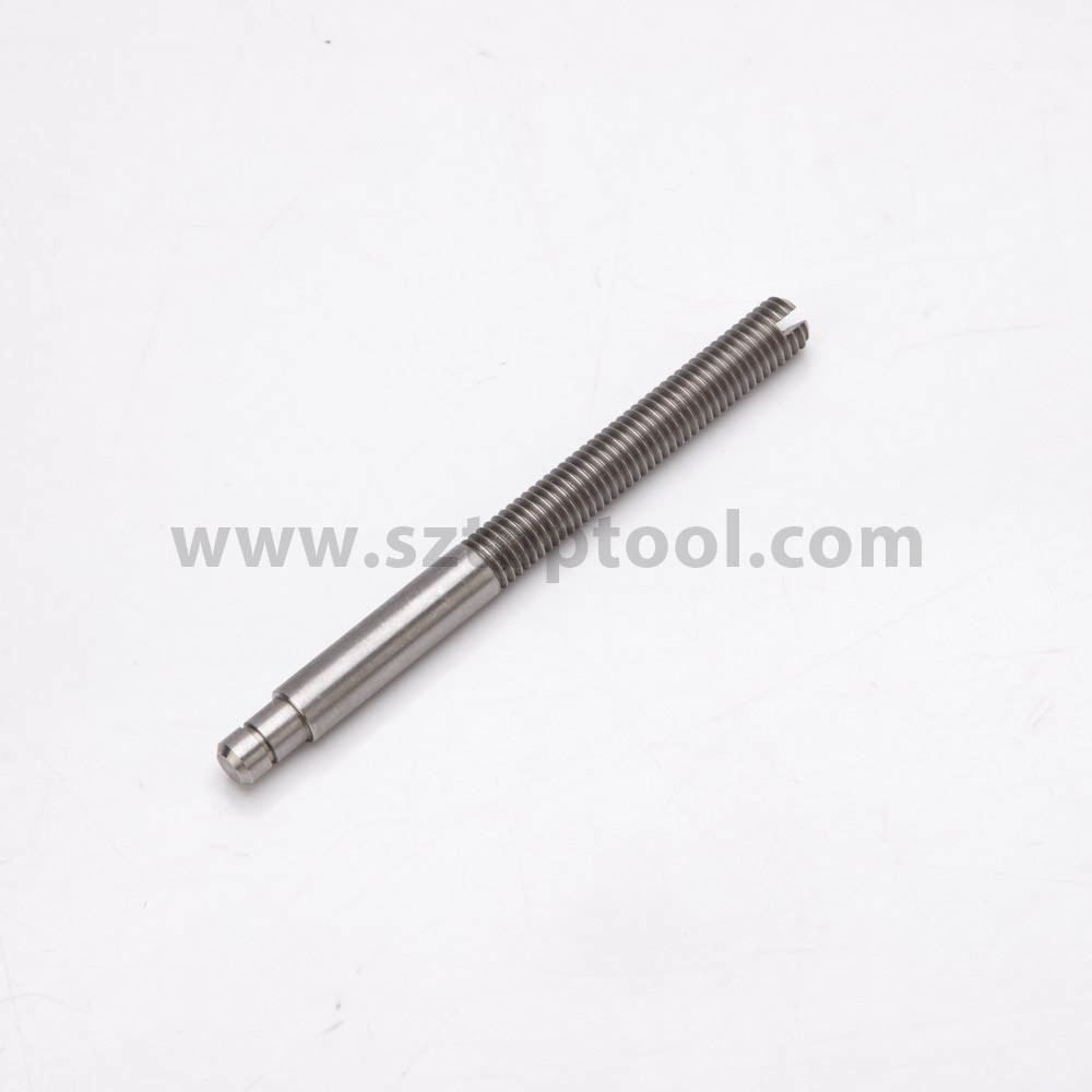 TS16949 Stainless Steel CNC Machining Parts Slotted Stud Customized