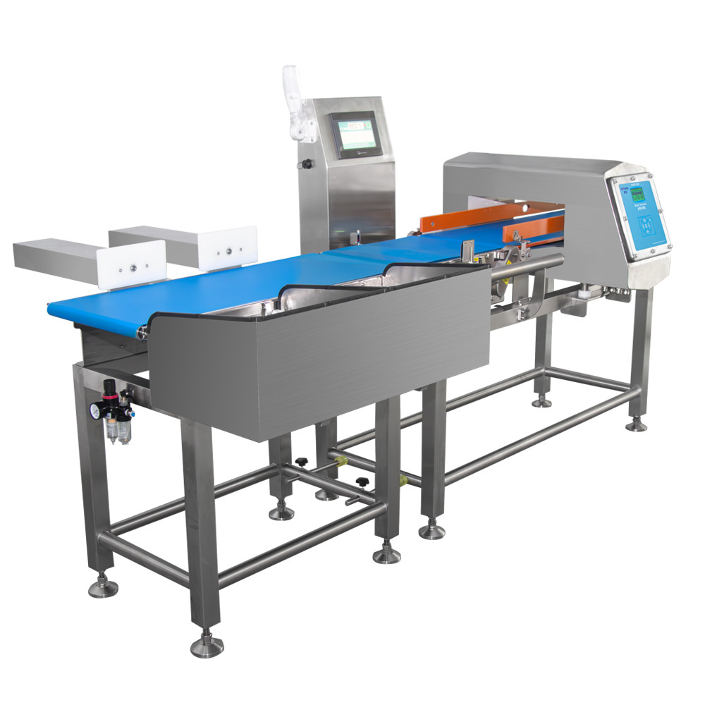 Full Touch Screen Checkweigher Metal Detector Combination