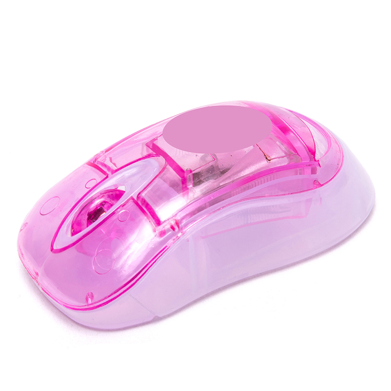 Mouse Cute Shape Double Hole Kids Pencil Sharpener PS Plastic
