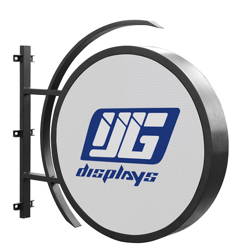 P4.7 Outdoor Single Side LED Screen Logo Advertising Round LED Poster Display