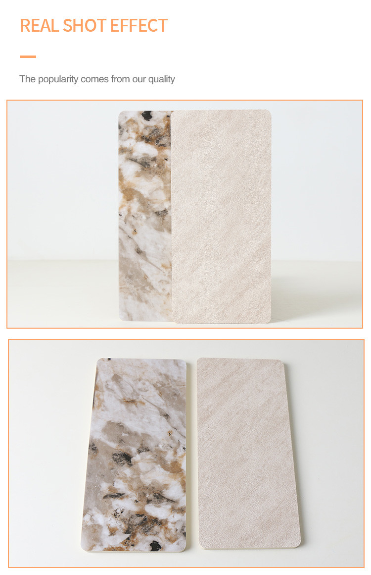 Fireproof Marble Interior Decorative Wall Panel Anti Static