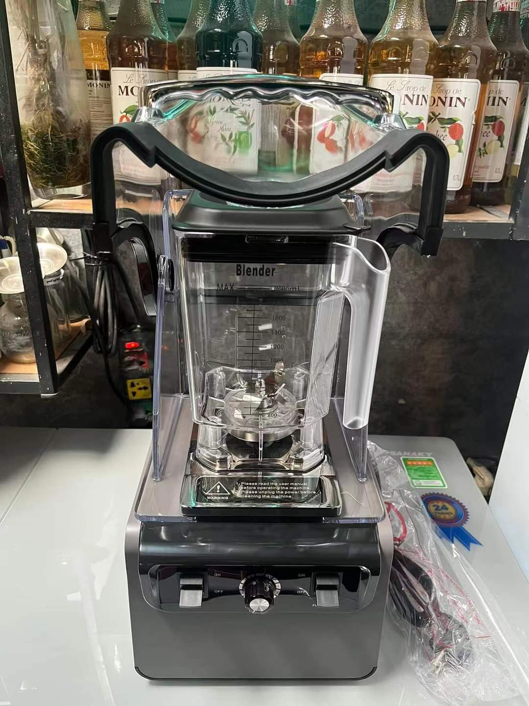 8 Speed Settings Customized Logo Commercial Blender For Smoothie Machine