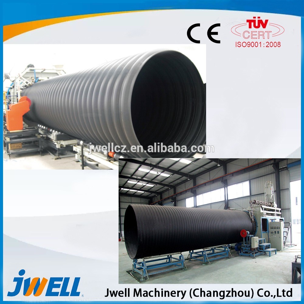 Jwell Professional Steel Reinforced Spiral Pipe Extrusion Line