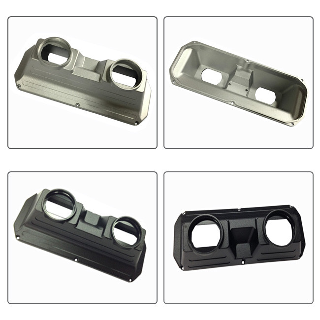 Black Anodized Aluminum Cnc Milling Metal Plate Parts Housing Of Night Vision Equipment