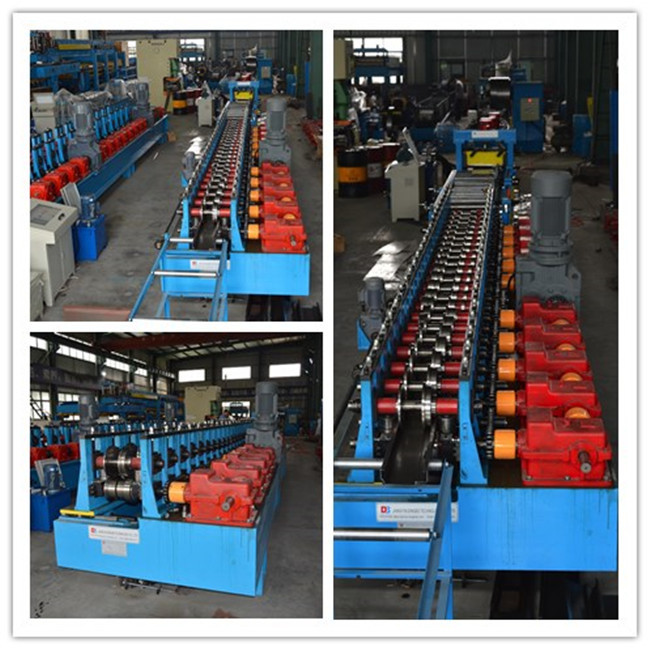 Euro Style Door Frame Roll Forming Machine With Chain Or Gear Box Driven System