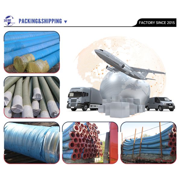 Rubber Mud Slurry Suction Delivery Hose Pipes Acid Resistant ISO9001:2008 Certificated