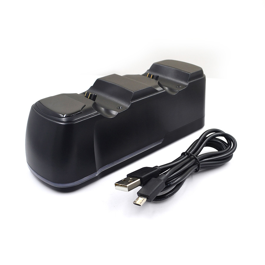 2018 New Dual USB Controller Charger Charging Dock Station with LED Indicator for Ps4 / PS4 Pro / PS4 Slim controllers
