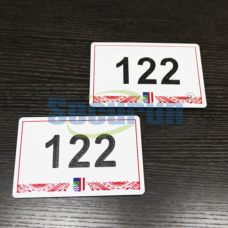 White DiBond Room Number Reflective Address Signs For Mailbox
