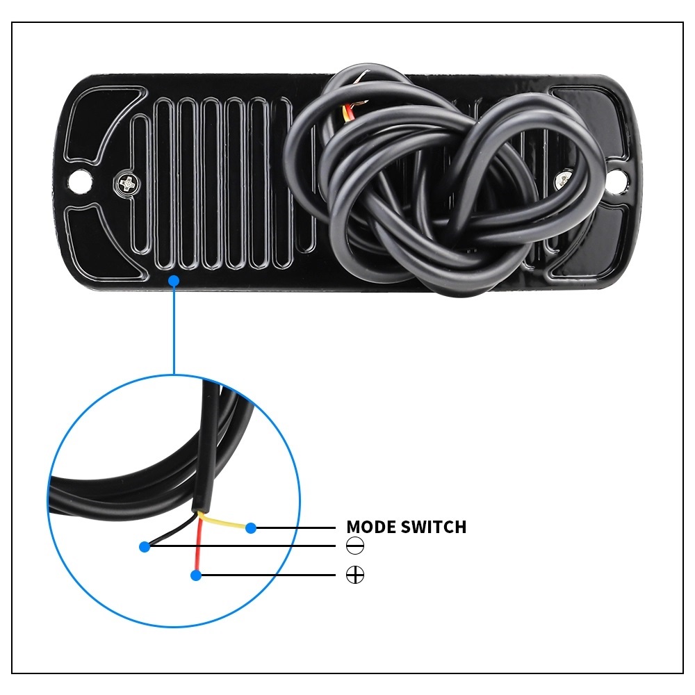12pcs 36W Super Bright Grille LED Strobe Warning Lights