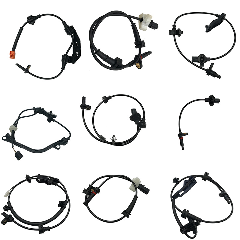 Front Left ABS Wheel Speed Sensor for Honda CRV 02-06 Rubber Black 57455-S9A-013
