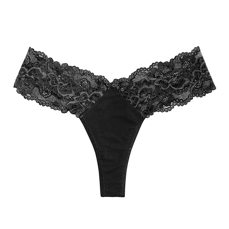Stretch Lace Hipster Panties Underwear Thong Pink Girl'S Low Rise Ladies Fashion Sexy Panties