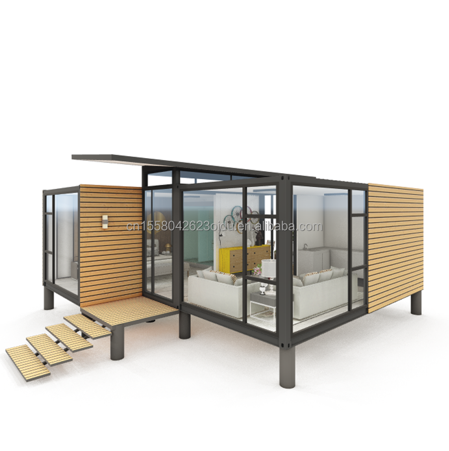 Detachable Container 20ft Luxury Modular Prefabricated Container House for Modern Hotel Design and Foldable Luxury Container