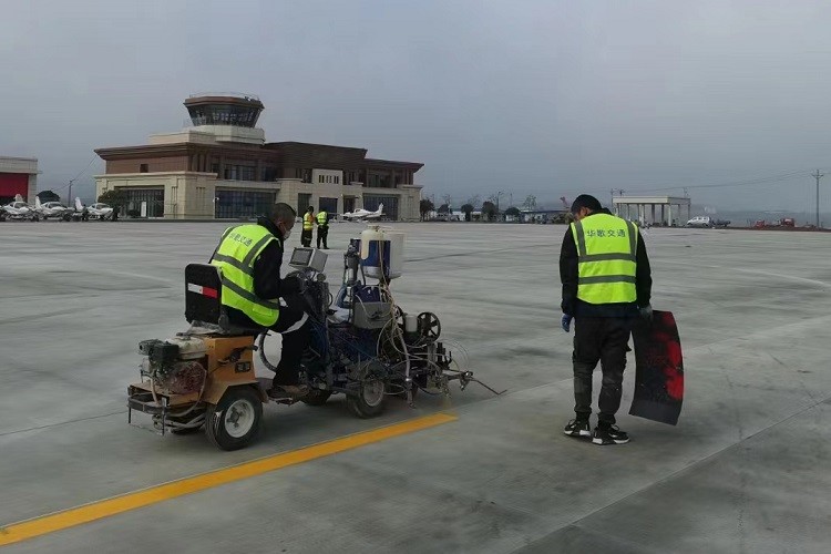 HG550 Road Booster Auxiliary Machine For Road Marking