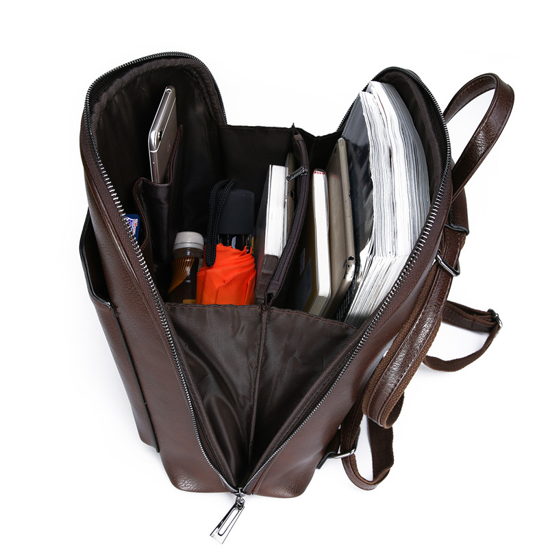 Wholesale Leisure Leather Day Backpack Bag For Women 3 Buyers