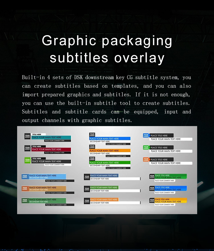 VMIX Streaming Software Professional LCD Screen Facebook Stream Broadcast Machine