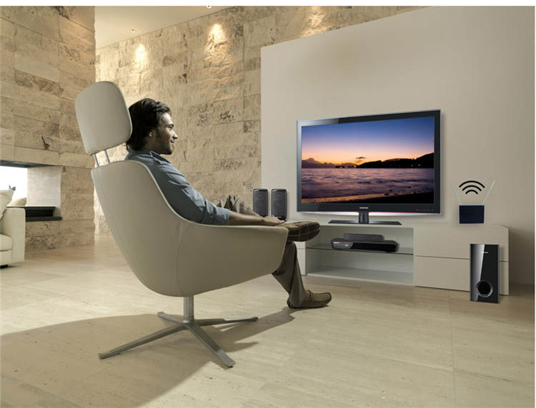 CE FCC 25dBi High Gain Flat Hd Tv Antenna / Amplified Indoor Hdtv Antenna