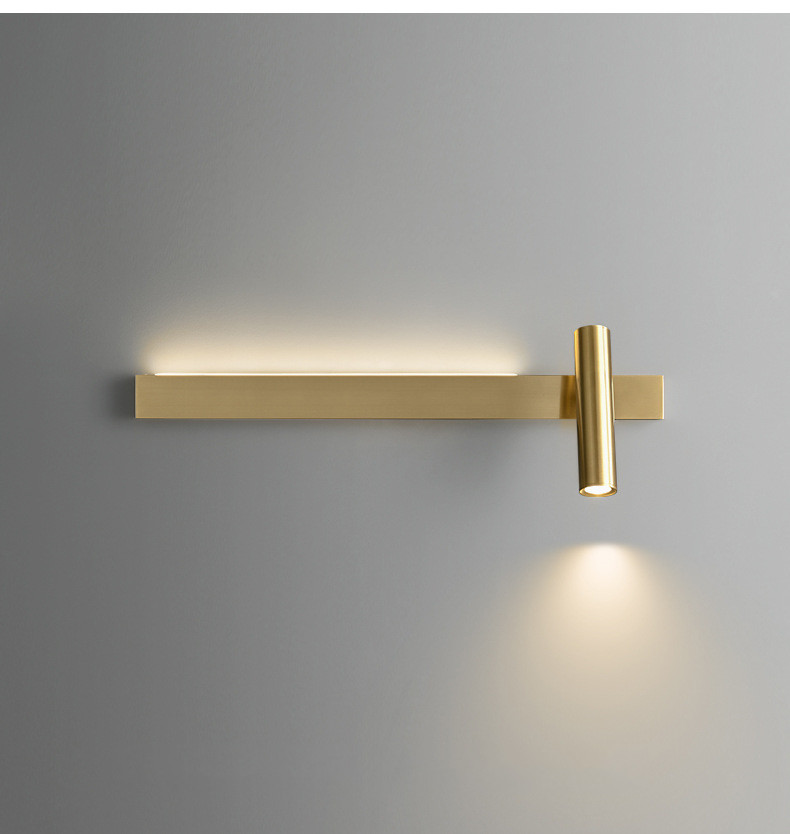 led reading wall lamp minimalist living room decoration creative simple modern bedside wall light bedroom light
