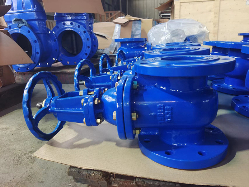 Cast Iron Water Pump Gate Valve BS5163 Gear Operated
