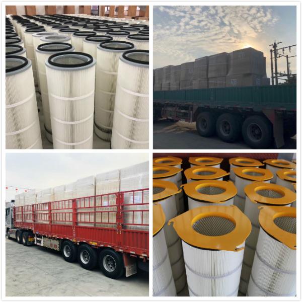 Professional Nano Fibre Dust Filter Cartridge Outstanding Moisture Resistance