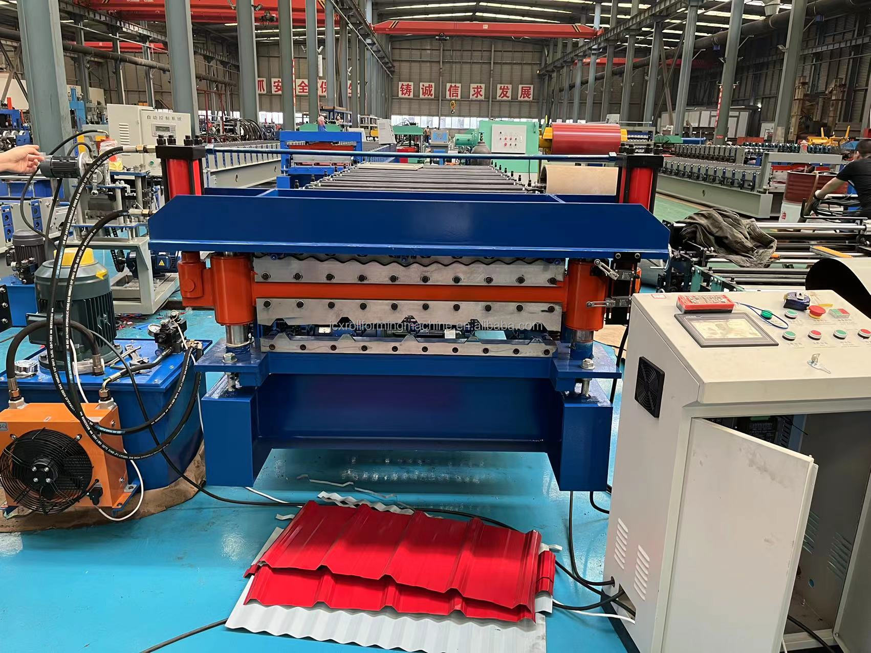 IBR METAL ROOFING SHEET ROLLING MACHINE TO EGYPT BANGLADESH PAKISTANE