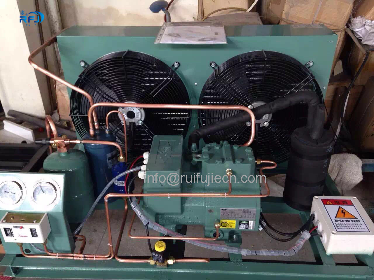 Technical Data Of Air Cooled Refrigeration Condensing Units / Compressor Condenser Unit