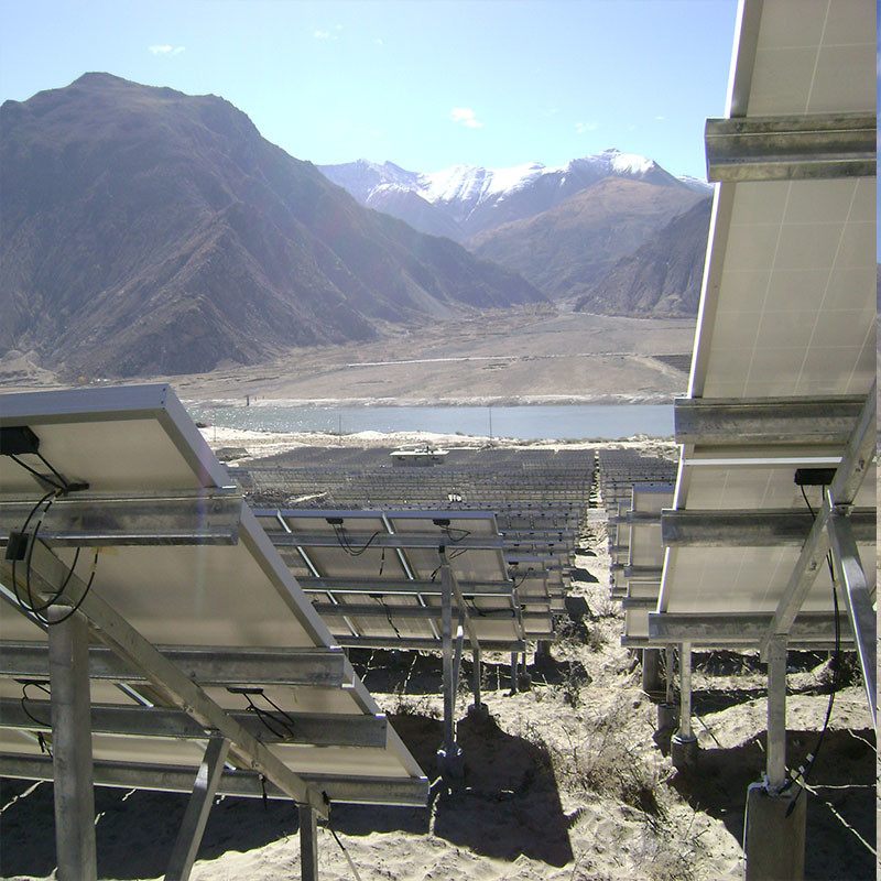 Chinese Aluminum Solar Panels Triangle Bracket Ground Pv Mounting System