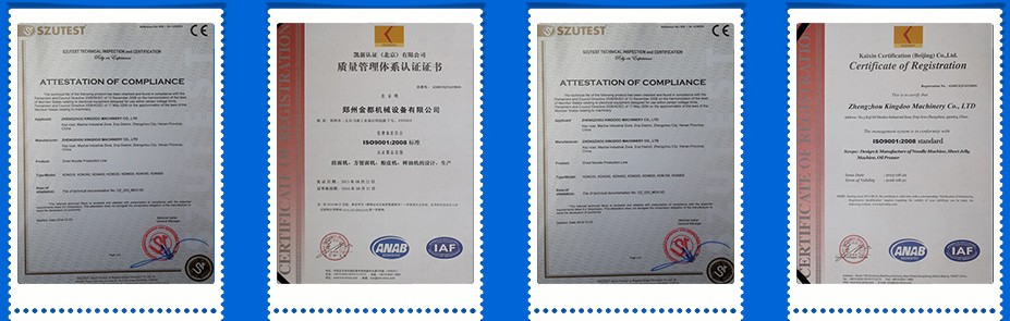 Fried Instant Noodles Production Line 380V 415V 56000W With 60000pcs/8hours