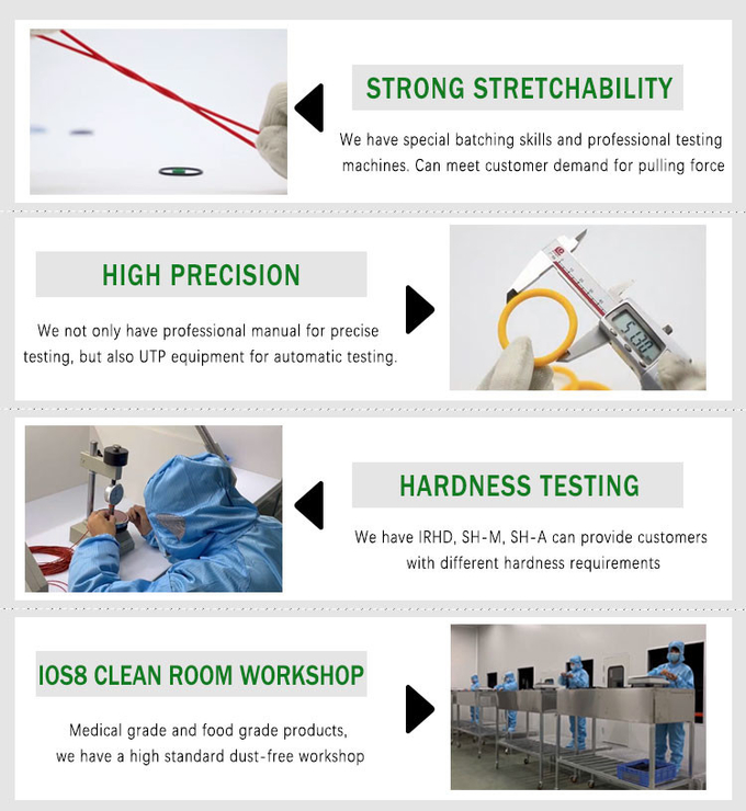WRAS High Temperature O Rings , Silicone Rubber Small O Rings
