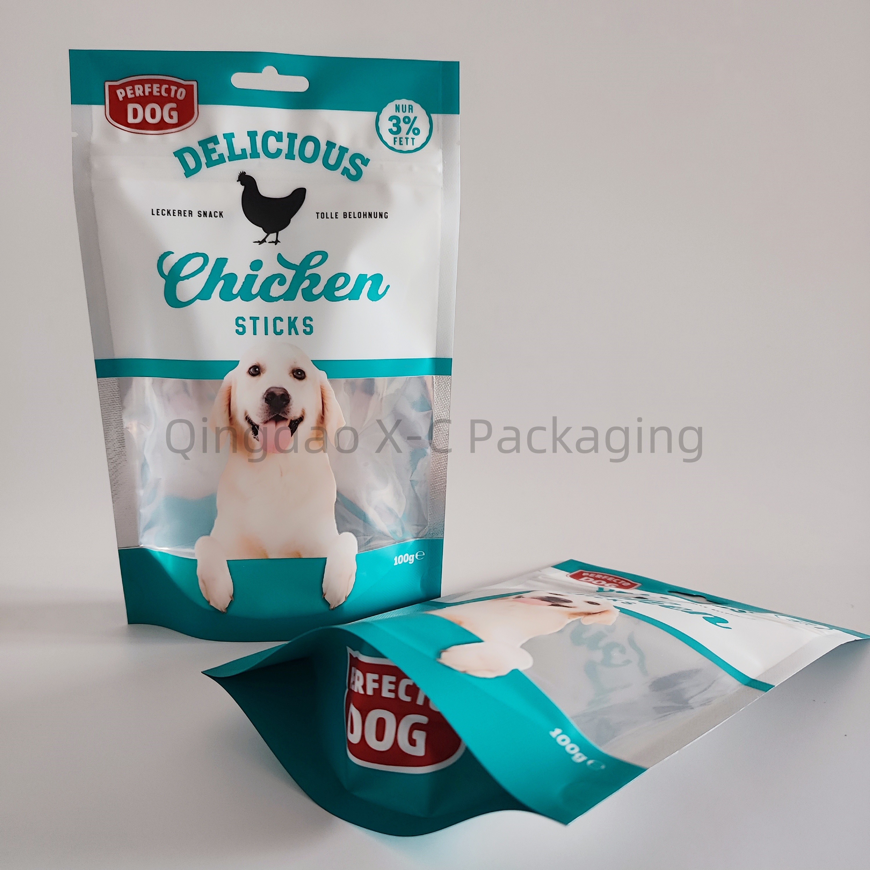 Heat Seal Custom Printed Packing Bag Moisture Proof Food Zipper Stand Up Pouch