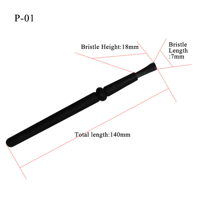 Industrial Printing Soft Bristle Esd Cleaning Brush Anti Static