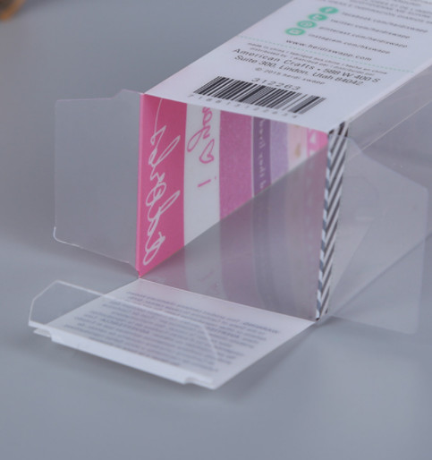 OEM Printing Folding Plastic Box , Clear PVC / PET / PP Gift Storage Boxes