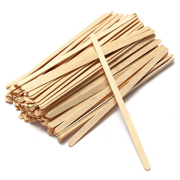 FDA Disposable Coffee Wooden Stir Sticks 178mm With 1000pcs White Box Packing