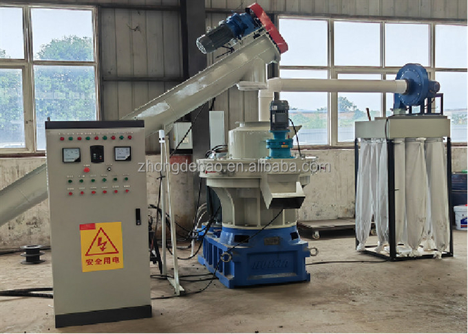 High capacity vertical ring die biomass pellet machine sawdust processing wood pellet machine with CE