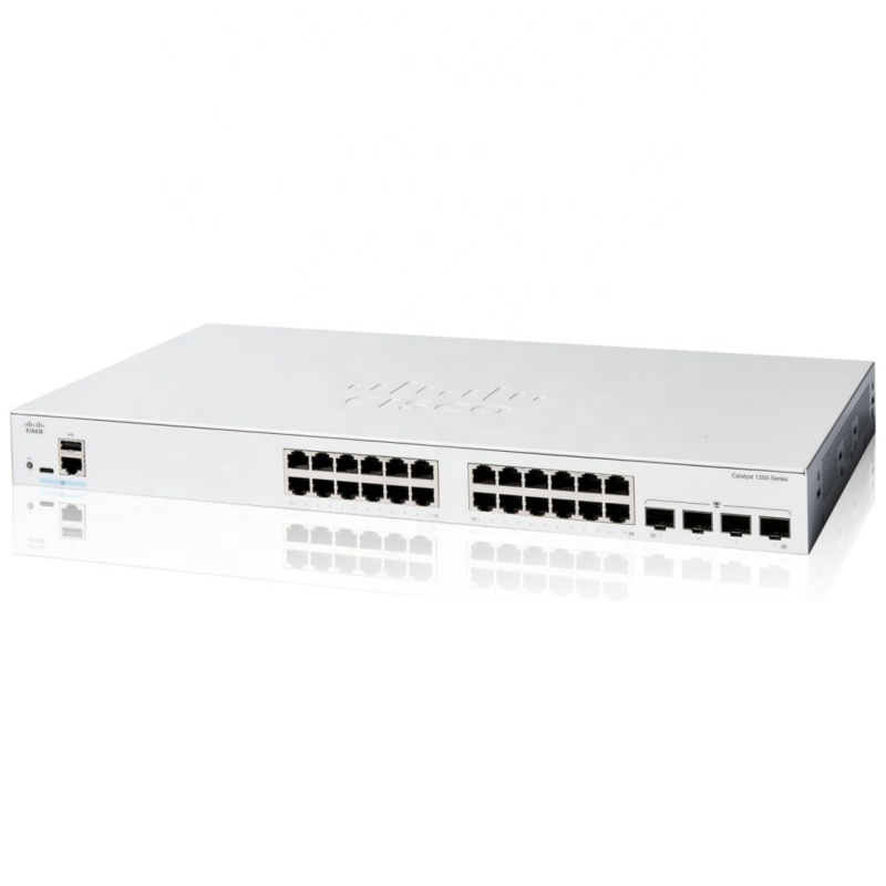 New Original 1200-24T-4G Smart Switch 24 Port GE 4x1GE SFP Limited Lifetime Protection C1200-24T-4G