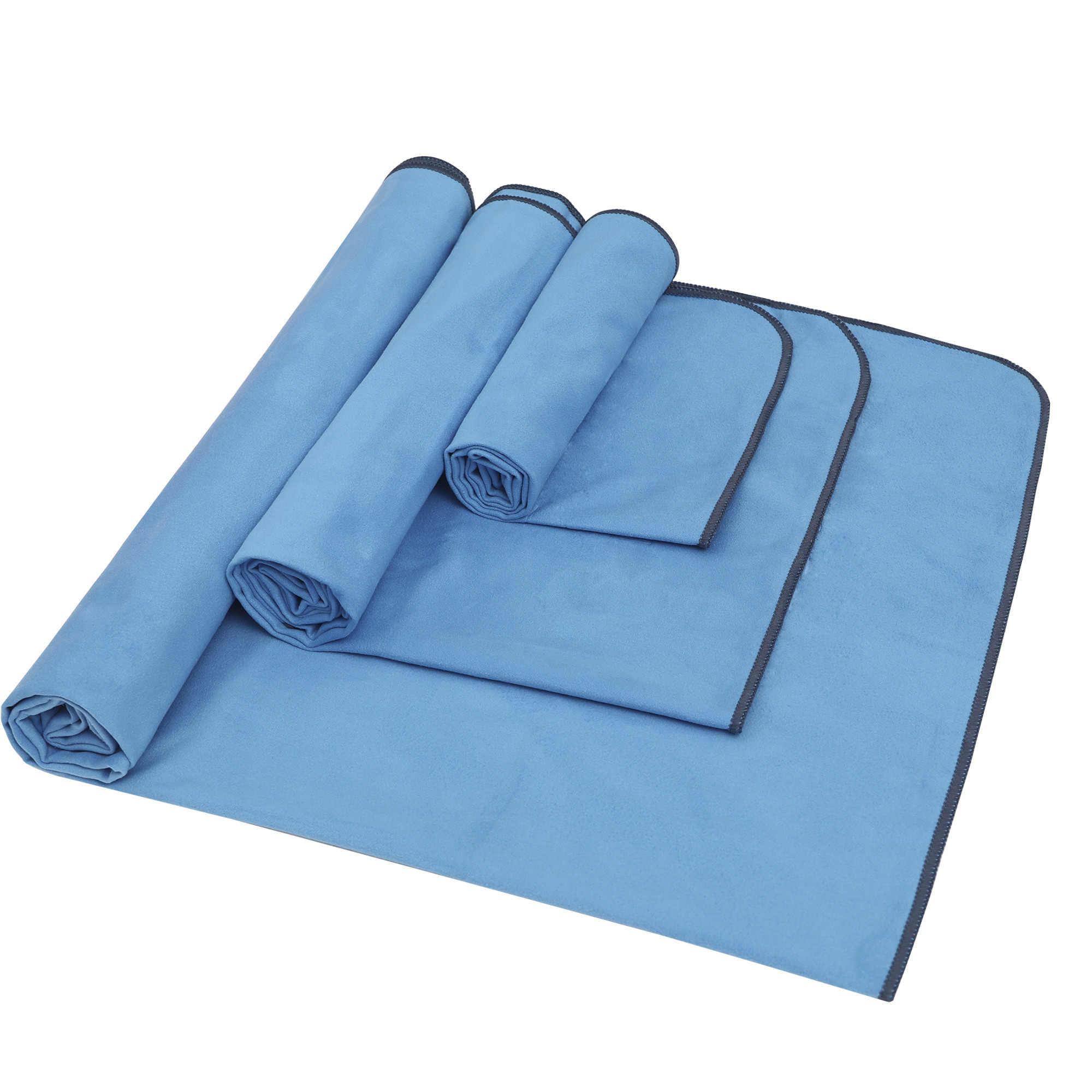 ODM Double Sided Embroidered Microfiber Gym Towel 40x80 Cm