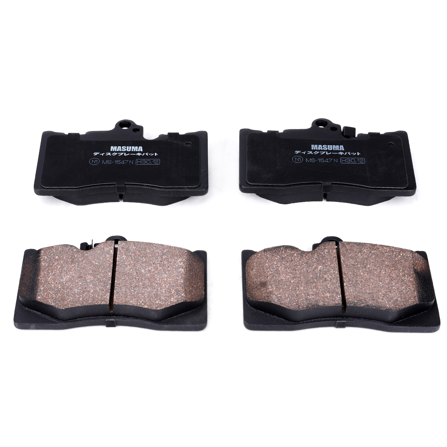 Yes 2005-2013 MS-1547N MASUMA Ultra Brake Pads System Front And Rear 04465-30410 ASV40L