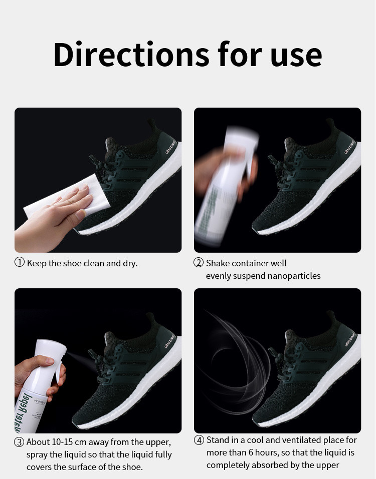 Rain Stain Repellent Suede And Nubuck Protector Spray For Boots Shoes 160ML
