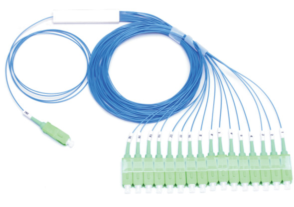 1260nm 1650nm Fiber Optic Splitter Low Insertion Loss for Fttx Lan