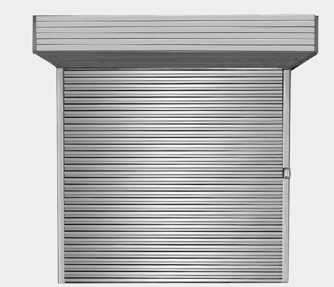 Industrial Electric Fire Rated Roller Shutter Door Customized 0.8mm 1.0mm slat