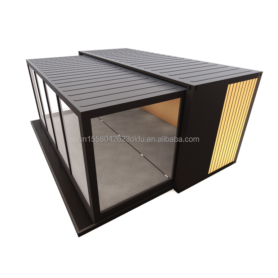 Hotel Fully Furnished Shipping Container Home Modern Style Prefab House with Steel Frame and Galvanized Steel Bending