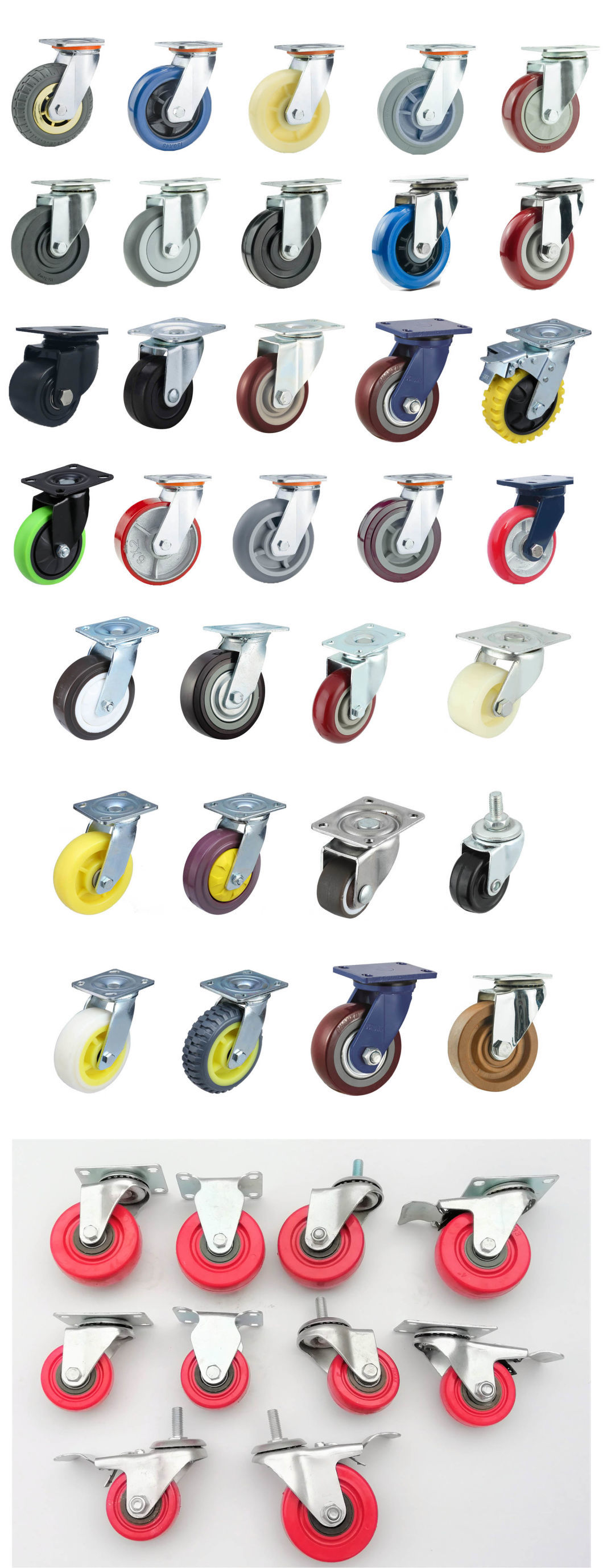 Industrial Casters Wheels Factory 2 Inch /4 Inch Caster with Brake
