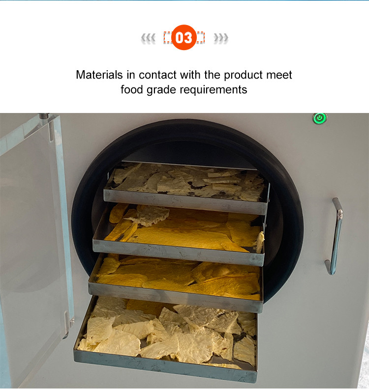 2300W Household Vacuum Freeze Dryer 0.4㎡ Lyophilizer Machine For Food