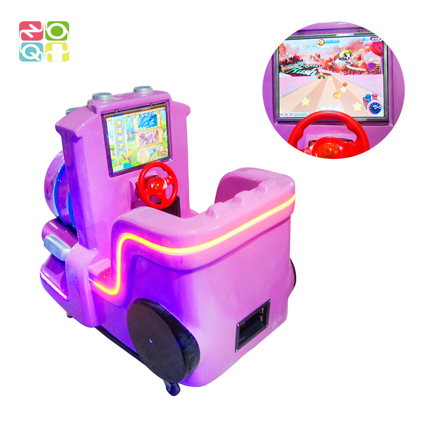 Coin Operated Train Kiddie Ride With 15 Inch Screen Video Game