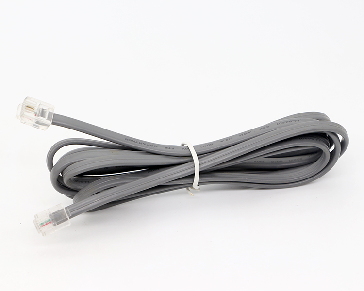 1M Shield Intercom Cat3 RJ11 6P2C Telephone Adsl Cable